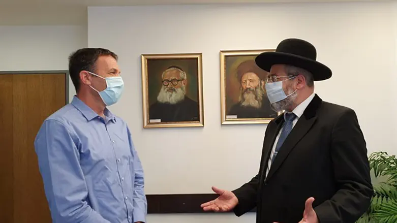 הרב דוד לאו ומתן כהנא