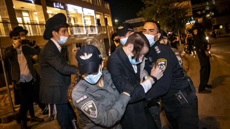 הפגנת חרדים בירושלים