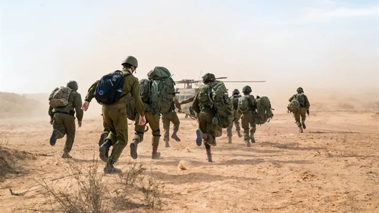 Солдаты ЦАХАЛ. Иллюстрация