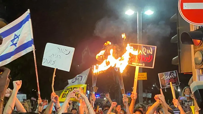 המחאה בתל אביב