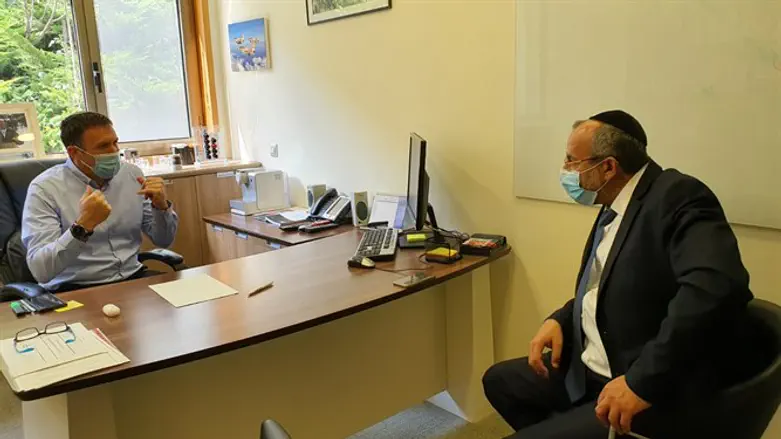 השר אביטן וח"כ כהנא