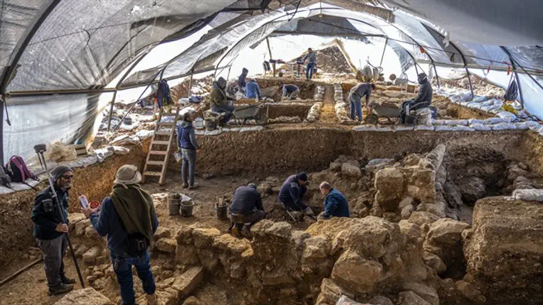 תגלית ארכיאולוגית בשכונת ארנונה