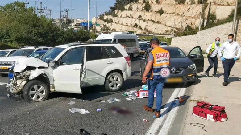 זירת התאונה