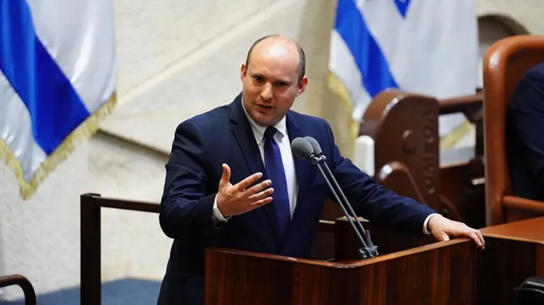 בנט במליאת הכנסת