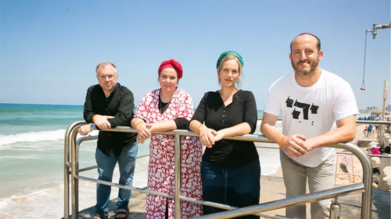 אלחי סלומון, תמר סיקוראל, גיתית ליבמן ומאיר דנא-פיקאר