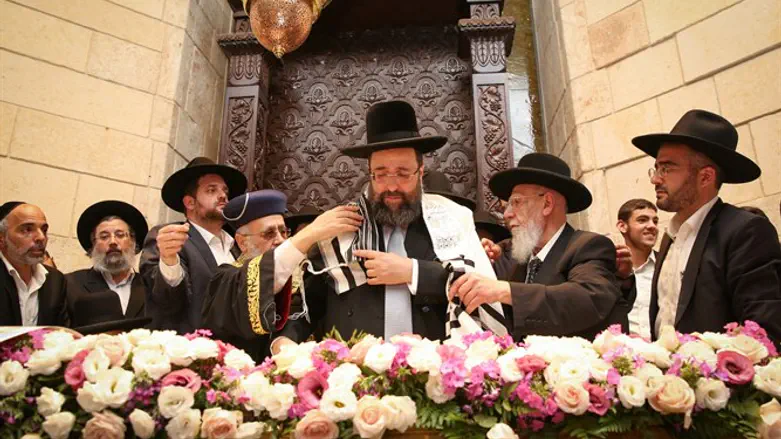 טקס מינוי רב העיר טבריה