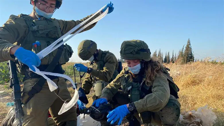 לוחמי גדוד רותם של חטיבת גבעתי בתרגיל מסכם