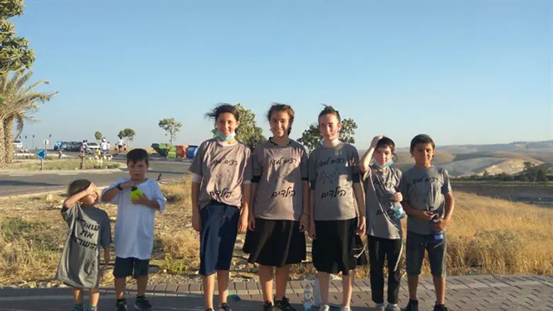 חלק ממשתתפי המירוץ