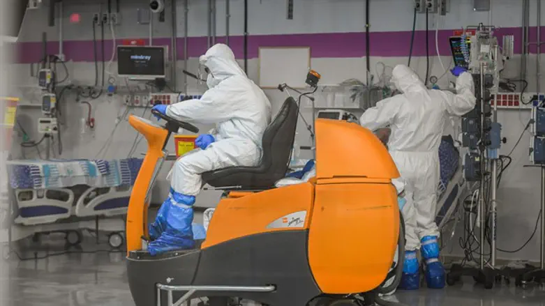 Coronavirus department in Sheba Medical Center