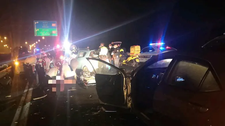 זירת התאונה