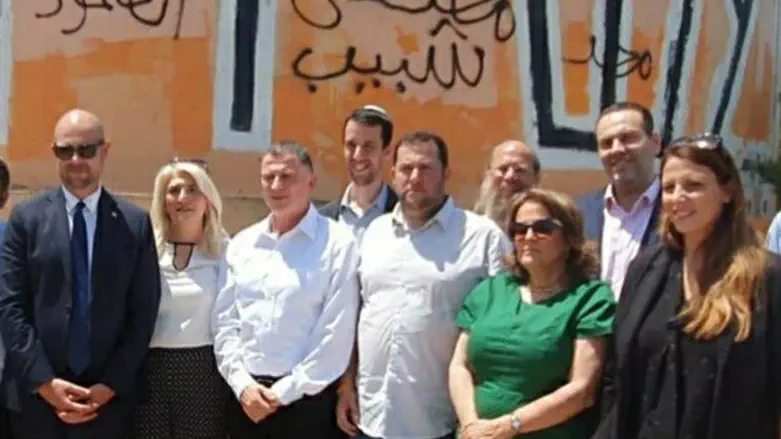  בכירי הליכוד ויוסי דגן - בהריסות הישוב חומש