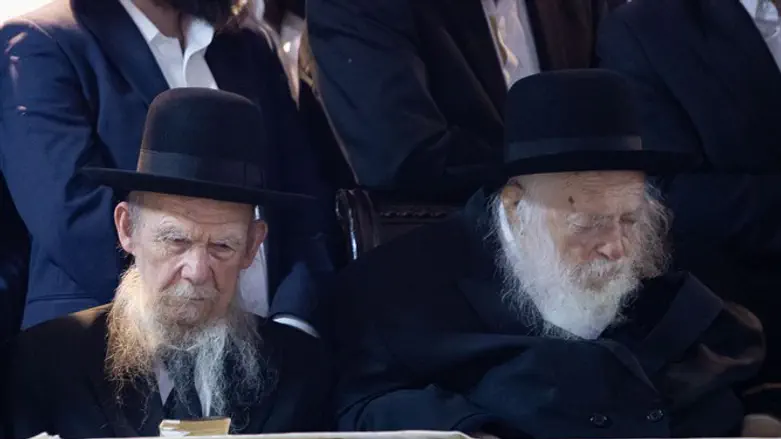 Rabbi Gershon Edelstein and Rabbi Chaim Kanievsky