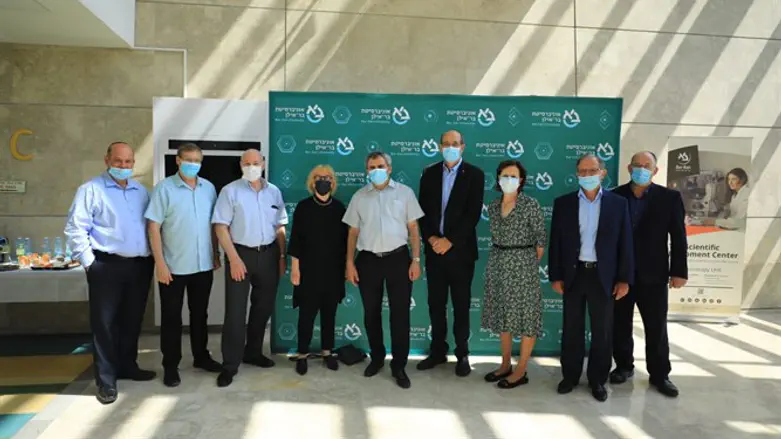 השר אלקין בביקורו באוניברסיטת בר אילן בשבוע שעבר