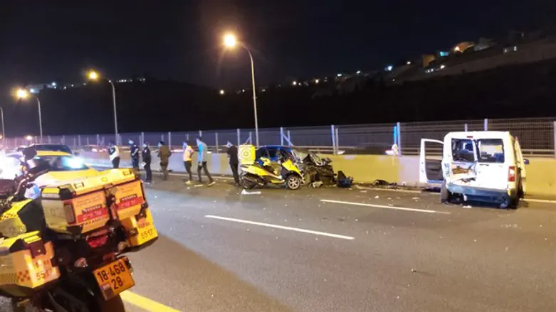 זירת תאונת דרכים