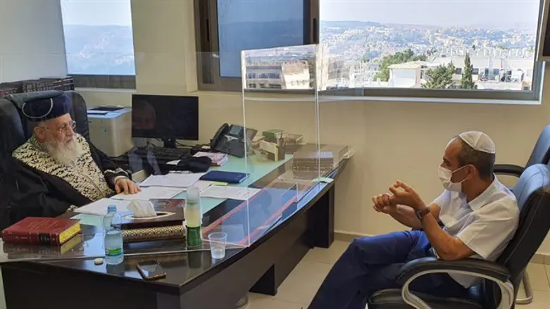 раввин Ицхак Йосеф и профессор Рони Гамзо