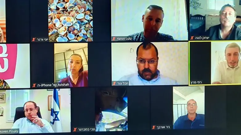 פגישת ''זום''