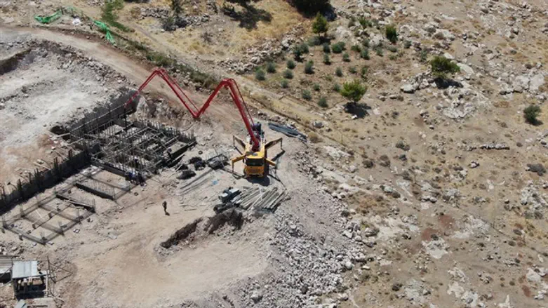 העבודות להקמת בית ספר בלתי חוקי בגוש עציון