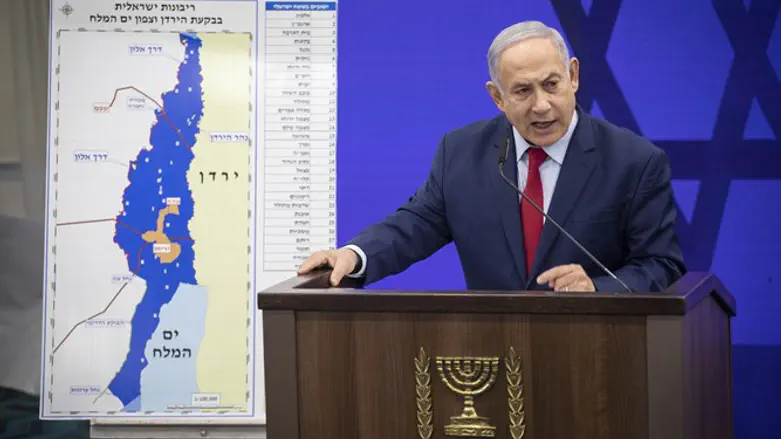 הבטיח ריבונות. נתניהו