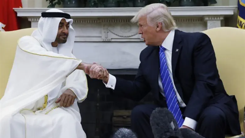 Шейх Халифа бен Заид ан-Нахайян и Дональд Трамп