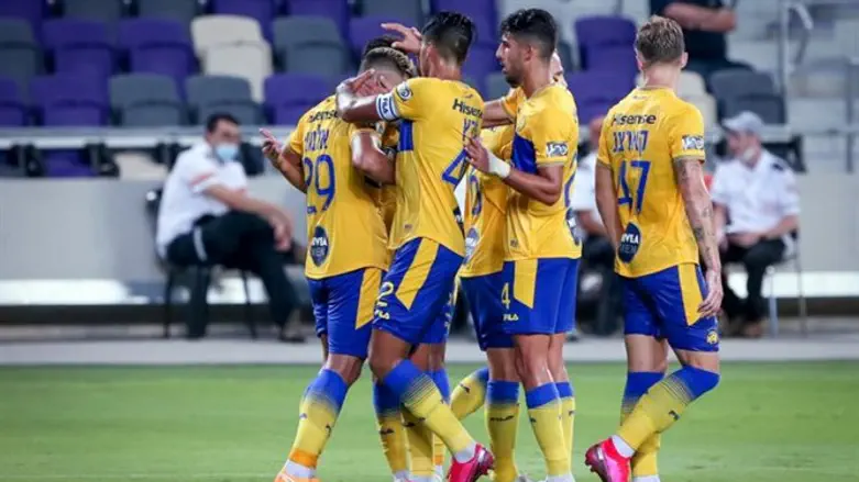 שחקני מכבי חוגגים הערב תואר ראשון לעונה