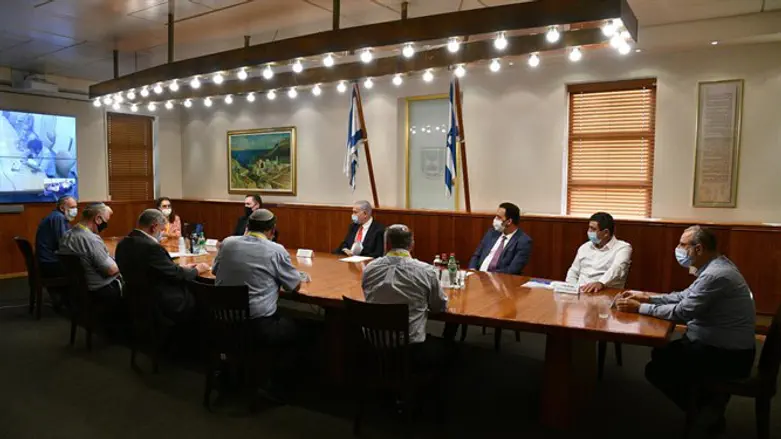 פגישת ראשי המוסדות עם נתניהו