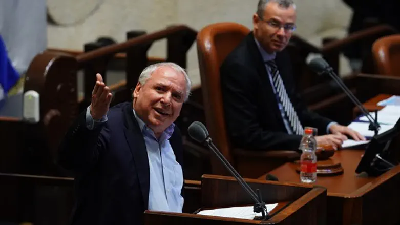 השר דודי אמסלם בכנסת