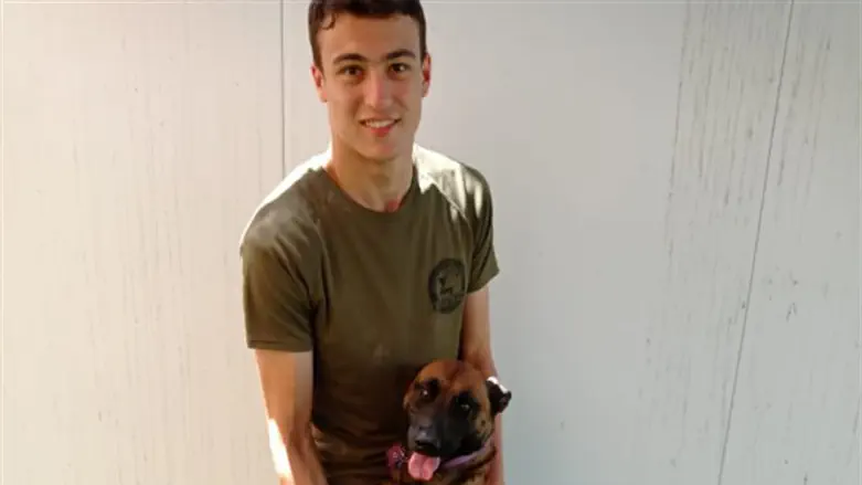 Bram Settenbrino with his dog Danna