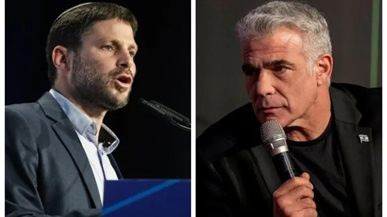 Yair Lapid and Bezalel Smotrich