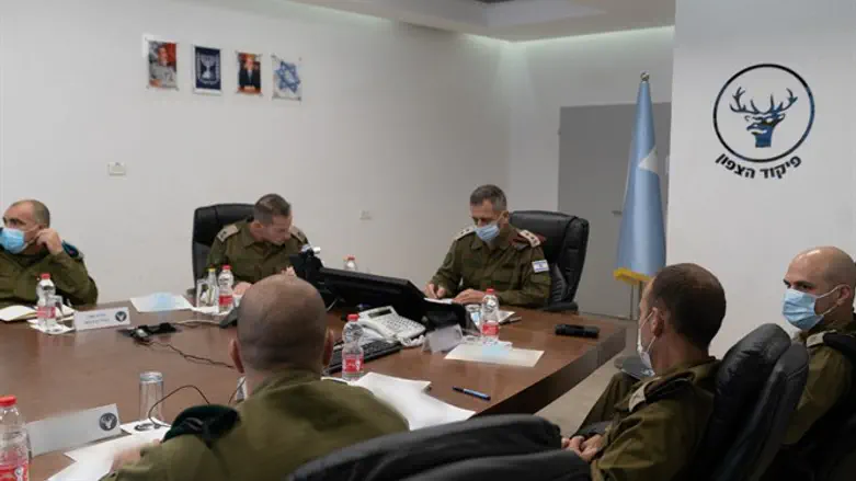 הרמטכ"ל בהערכת מצב בפיקוד הצפון