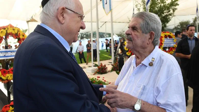 יאיר אסיסקוביץ עם ראובן ריבלין