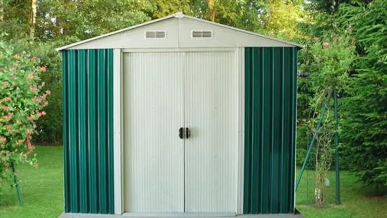 מחסן מתכת לגינה דגם ברקו.