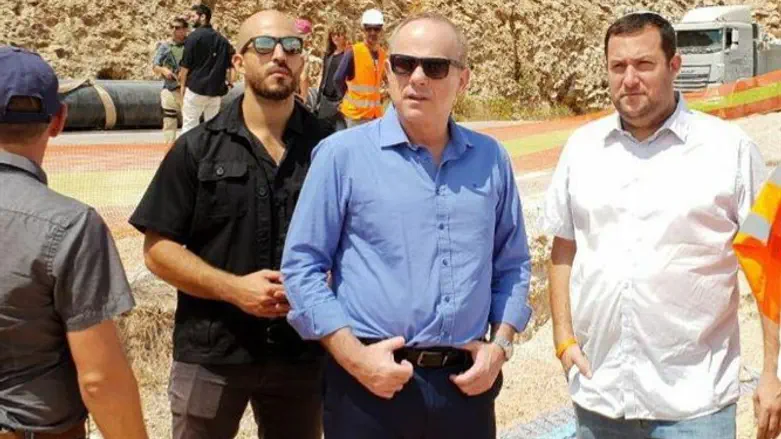 Steinitz and Dagan in Samaria (archive)