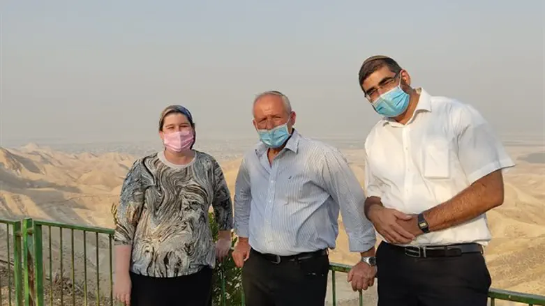 Avi Dichter in Mitzpe Yericho