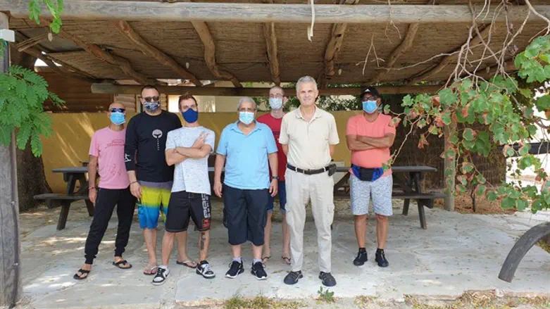 חברי קבוצת התמיכה לגברים חולי סרטן