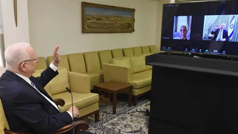 ראובן ריבלין ומירית הררי