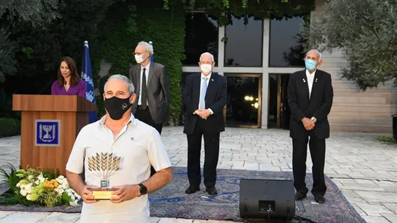 הטקס בבית הנשיא