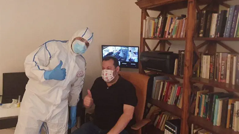 דגן נבדק לקורונה. אתמול