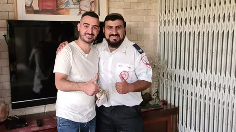 Touching reunion with attack victim