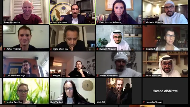 Israelis and Emiratis meet