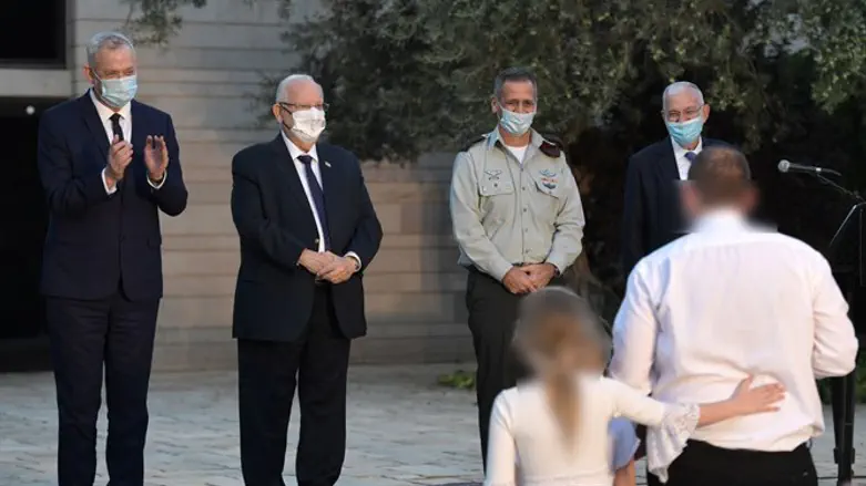 טקס פרס ביטחון ישראל בשנה שעברה