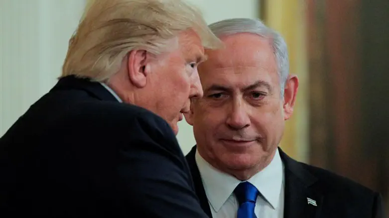 Дональд Трамп и Биньямин Нетаньяху. Архив