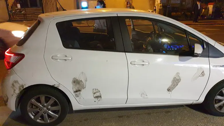 הרכב שהותקף