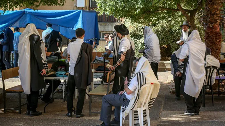 Praying outdoors during the coronavirus outbreak