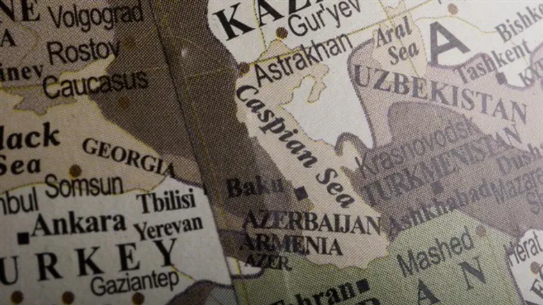 Азербайджан и Армения на карте