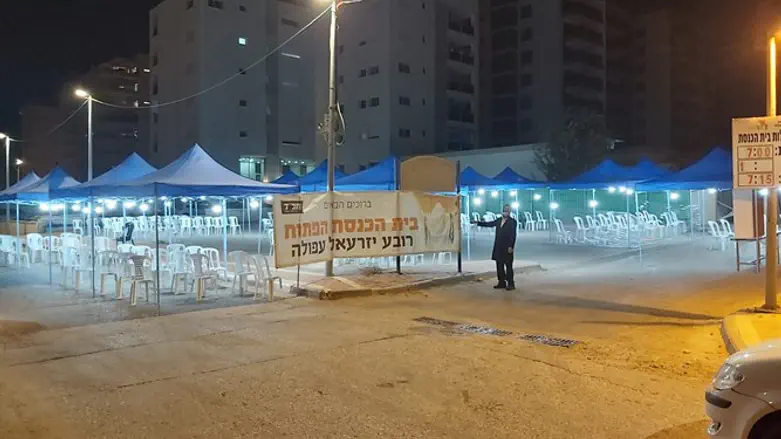 בית כנסת חב"ד במתווה הקורונה