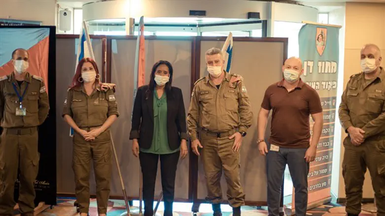 שרת העליה והקליטה תמנו שטה במלונית הקורונה