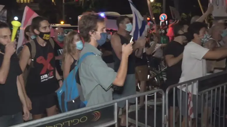 המחאה בתל אביב