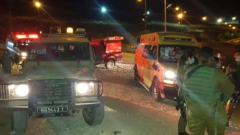 Место "огненной атаки" в Самарии