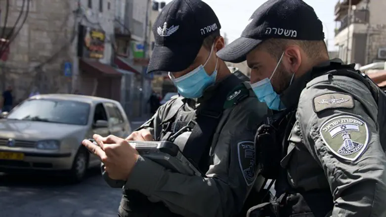 Police enforcing lockdown regulations