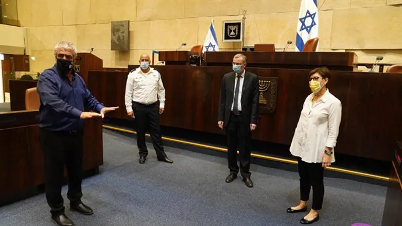 Процесс подготовки к открытию зимней сессии Кнессета